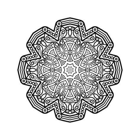 Mandala Decorativa Y Patr N Para La Boda De Mehndi Islam Esquema De