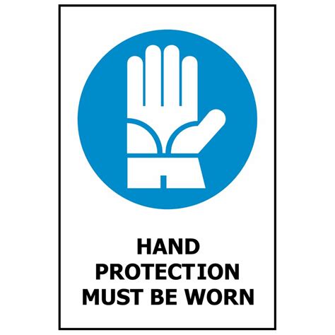 Hand Protection Must Be Worn Safety Genius