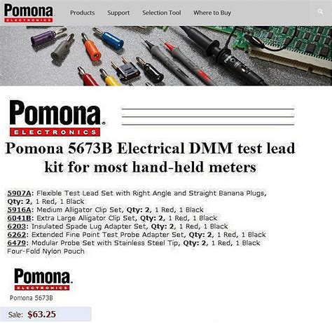 Pomona Standard Dmm Test Lead Kit Us