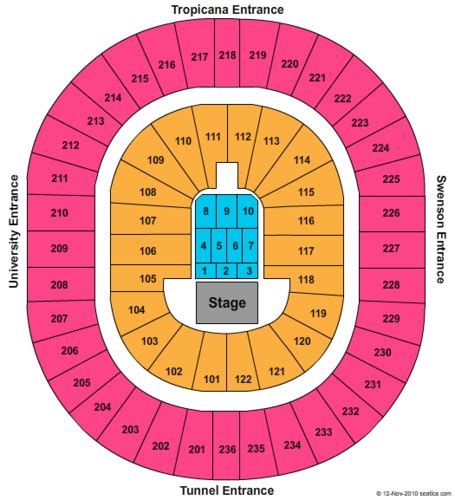 Thomas And Mack Center Tickets Seating Charts And Schedule In Las Vegas Nv At Stubpass