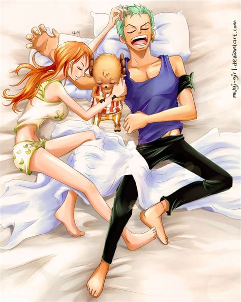 Nami And Zoro Qui Dort Entre Chopper ゾロナミ ワンピース