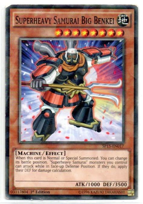 Trading Cards Yu Gi Oh Superheavy Samurai Big Benkei St Ed