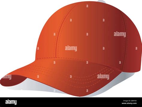 Red Baseball Cap Stock Vector Image And Art Alamy