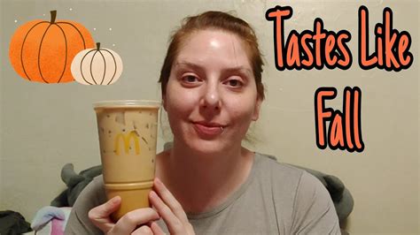 McDonald S Iced Pumpkin Coffee YouTube