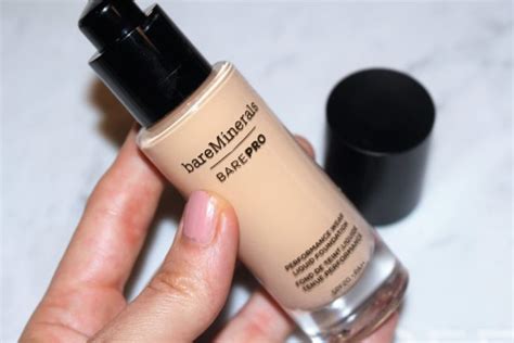 Bareminerals Barepro Performance Wear Liquid Foundation Review