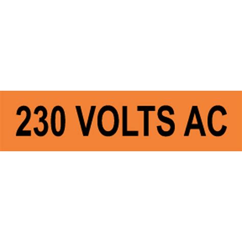 volts ac label vlt  electrical voltage