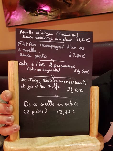 Menu Au Les Enfants Terribles Tournai