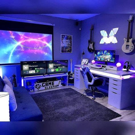 48 PS5 room ideas in 2021 | game room design, gaming room setup, gamer room