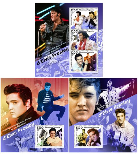 Togo 2022 Elvis Presley Minisheet 2x Souvenir Sheet Tg 22330