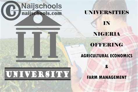 Universities Offering Agricultural Economics And Farm Management