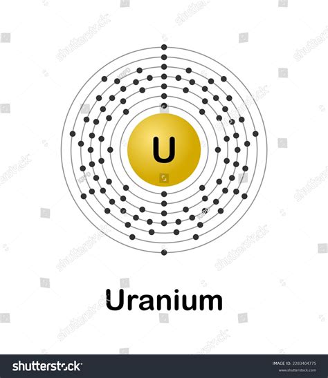 Vector Illustration Electron Configuration Diagram Element Stock Vector ...