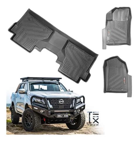 Tapetes Para Nissan Np300 Frontier 2021 3 Piezas Uso Rudo Meses Sin