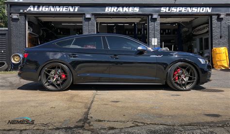 Audi S5 Sportback B9 Black Brixton Forged Pf5 Duo Wheel Front