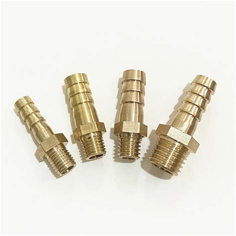 M M M Metric To Mm Mm Mm Mm Brass Barb Hose Tail Connector