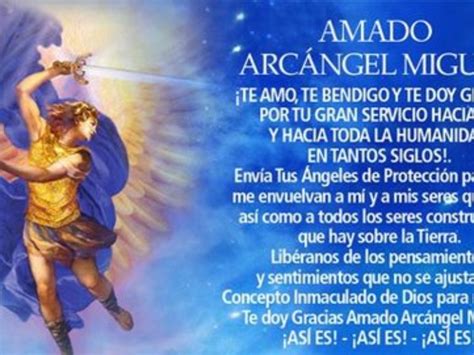 Oración a San Miguel Arcángel para agradecer su protección y guía