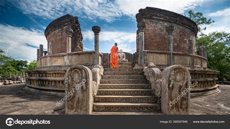 Ruins Historical City Polonnaruwa Sri Lanka Stock Photo By