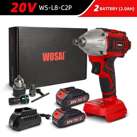 WOSAI MT Series Electric Impact Wrench Drill 20V Brushless Wrench Li