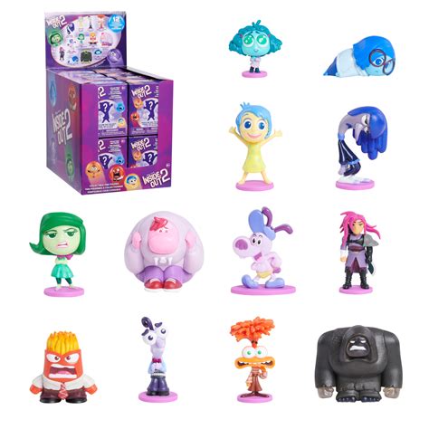 Mini personaggi da collezione assortiti - disney e pixar inside out 2