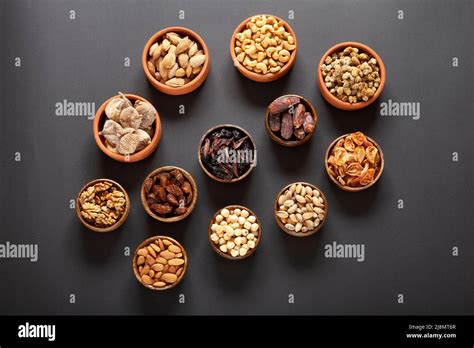 Dried Fruits And Mixed Nuts Healthy Foods Stock Photo Alamy