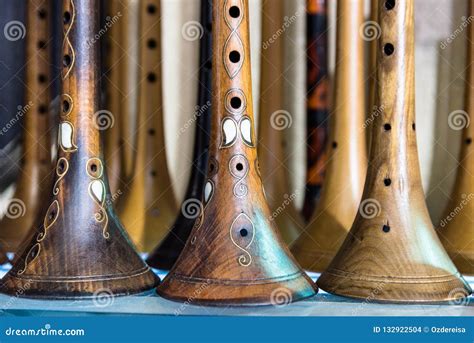 Many Traditional Turkish Wooden Instrument Zurna Stock Photo - Image of reedpipe, musical: 132922504