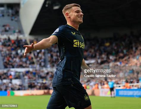 Harvey Barnes Of Newcastle United Celebrates After Scoring Newcastles