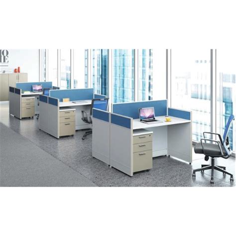 4 Person Modular Office Workstation - Sogno Office Furniture