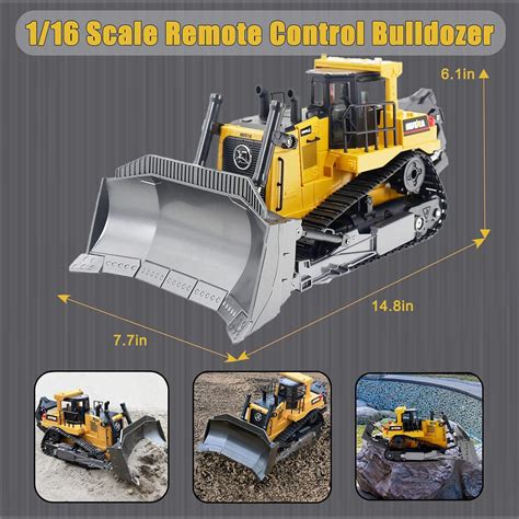 Bnam Bulldozer A Control Remoto Rc Veh Culo De Construcci N