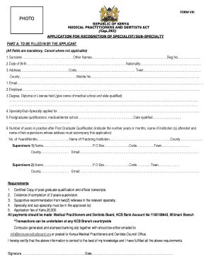 2019 Form KE Medical Practitioners And Dentists Act Application For