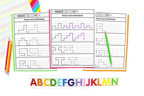 Pencil Control Workbook The Crafty Classroom