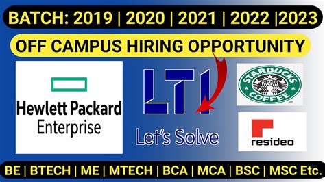 OFF CAMPUS DRIVE 2022 OFF CAMPUS DRIVE FOR 2023 BATCH OFF CAMPUS