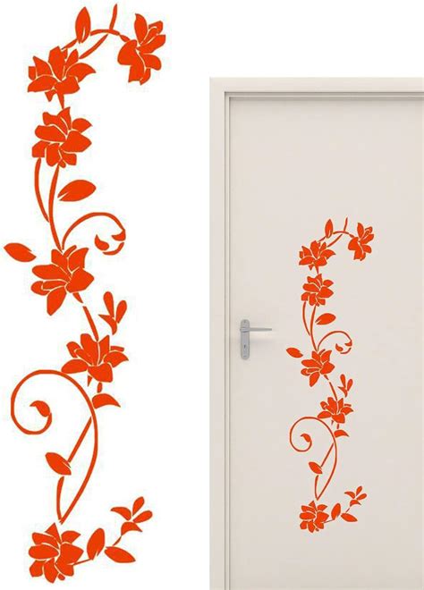 Xuyuan Flower Stickers for Wall Aesthetic Cute Flowers Wall Decal ...