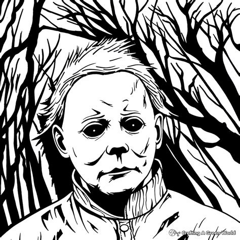 Michael Myers Coloring Pages Free And Printable