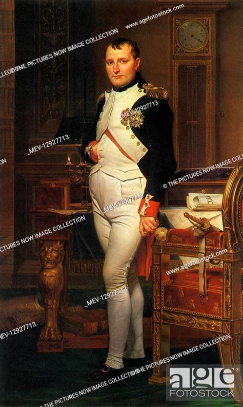 Napoleon in His Study 1812, Stock Photo, Picture And Rights Managed ...