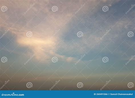 Morning Clouds in the sky stock photo. Image of bright - 260491066