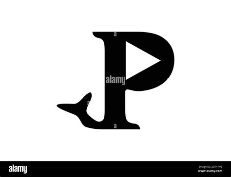 Initial Monogram Letter P Logo Design Vector Template P Letter Logo