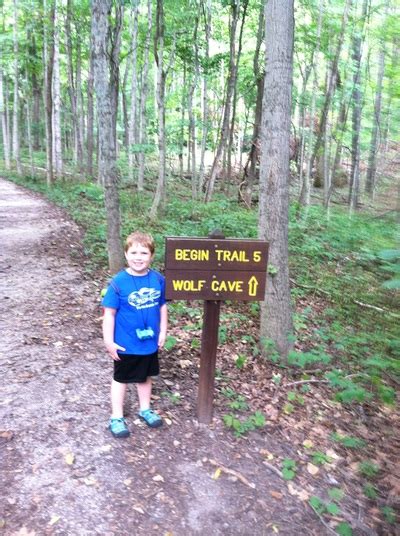 Wolf Cave - Trail 5 Loop - Hiking With Kids In Indiana