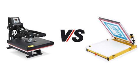 Heat Press Vs Screen Printing Know The Actual Difference