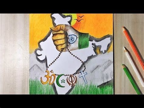 Republic day 26 january special drawing by drawinger the art channel ...