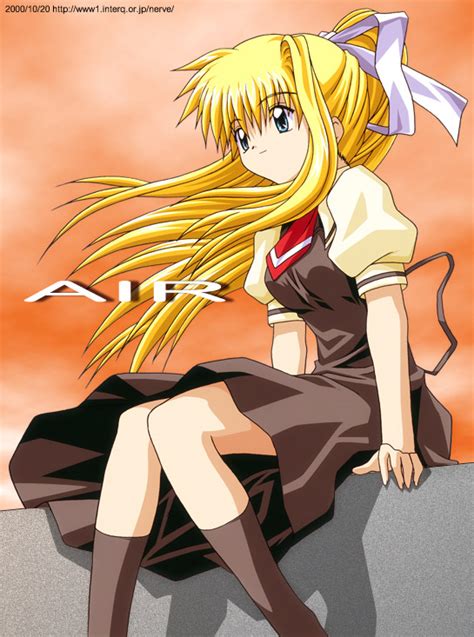 The Big Imageboard Tbib Air Blonde Hair Kamio Misuzu Long Hair