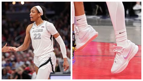 Aja Wilson Breaks Wnba Scoring Record In Nike Lebron 21 Pes Footwear