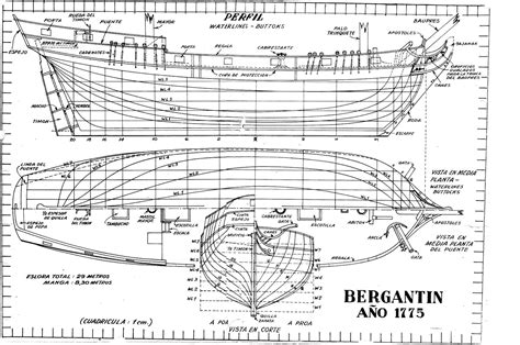 Brig 1775 (With Plans) - Unrated and other light combat vessels - Game ...