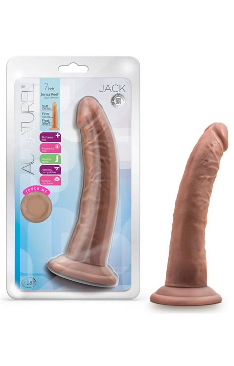 Au Naturel Jack 7 Inch Dildo Mocha BL 12727