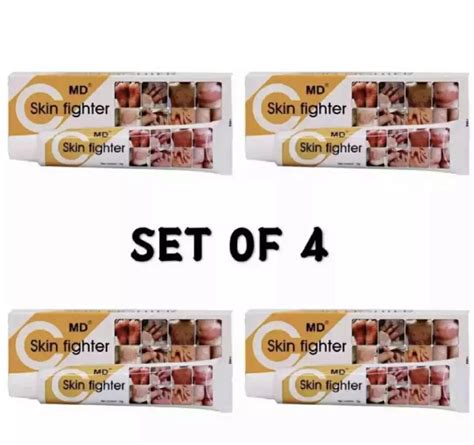 Set Of Original Md Skin Fighter Cream For Skin Allergies Or Fungis