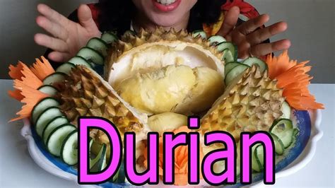 Asmr Durian Sticky Eating Sounds Vi Asmr Youtube