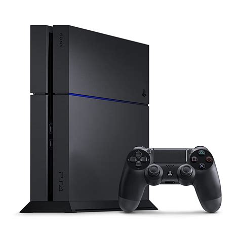 Sony Playstation PS4, 500GB Black Console, Refurbished, Includes