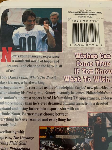 The Garbage Picking Field Goal Kicking Philadelphia Phenomenon VHS EBay