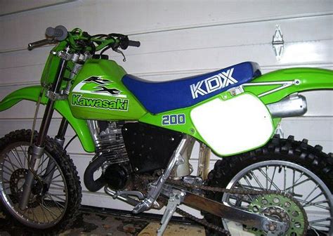 Index Of Imagesthumbddd1986 Kawasaki Kdx200 Green 1251 0