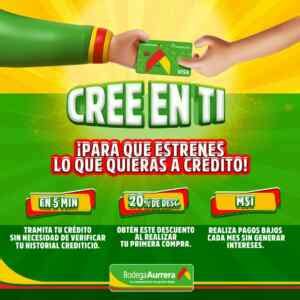 Nueva tarjeta Bodega Aurrerá Bradescard 20 de descuento en tu primera