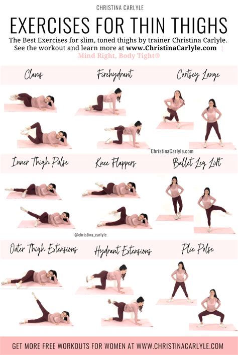 30 Day Thigh Challenge Printable