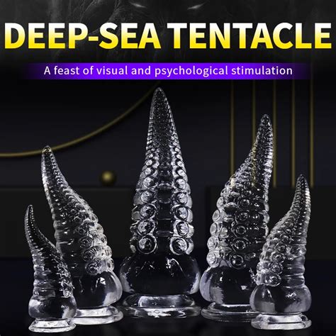 S M L XL XXL Anal Tentacle Octopus Dildo Butt Plug For Women Men